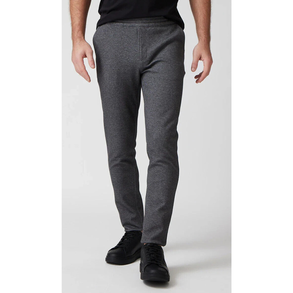 Raffi Howard Pant 32 x 27 Zipper Pocket Pull On Straight Leg High Rise Gray Iron